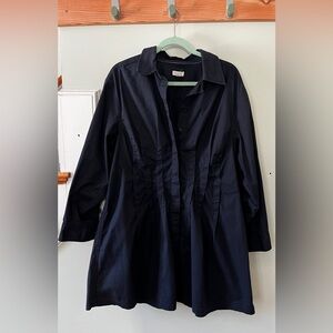 Pilcro Pintuck Mini Shirt Dress 1X